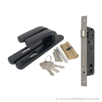 Gate Handle Set with Keys and Lock