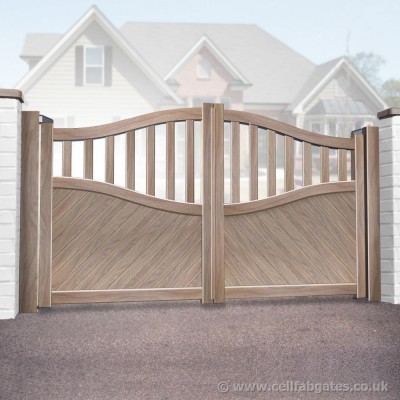 Partial Privacy Driveway Gates